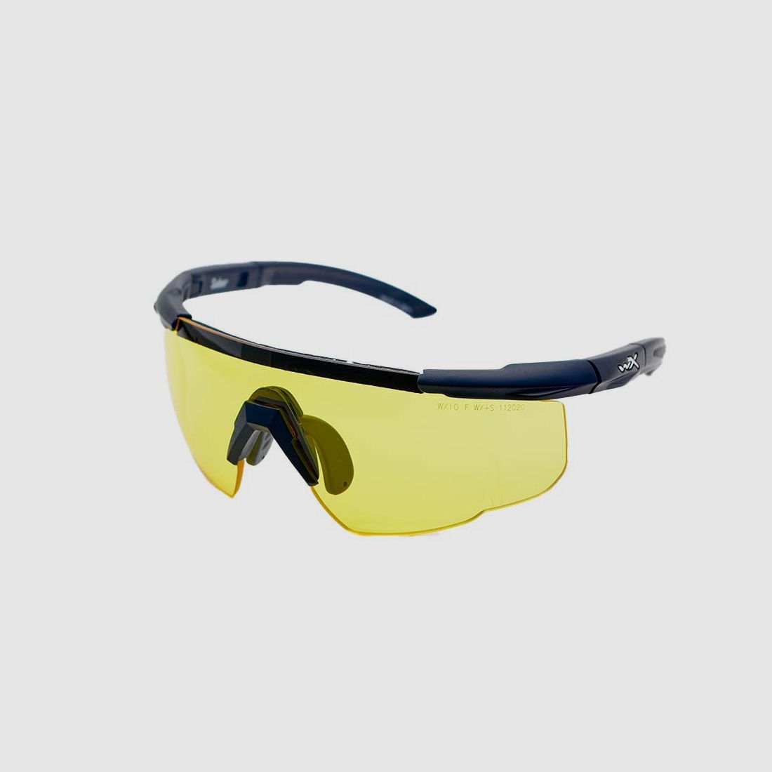 Wiley X 300 SABRE ADV. Marco Negro Mate Amarillo Con Bolsa Gafas, imagen 1 de 3