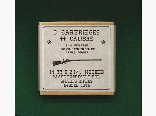 Replika Patronenschachteln .44Caliber 44-77x2-1/4Necked