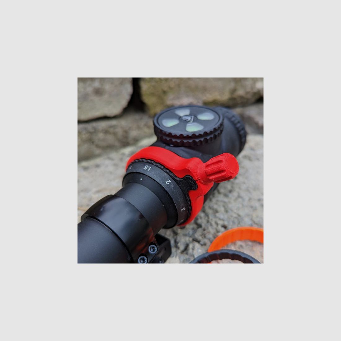 For Trijicon Accupoint: Quick adjustment lever for magnification setting of the Trijicon Accupoint series