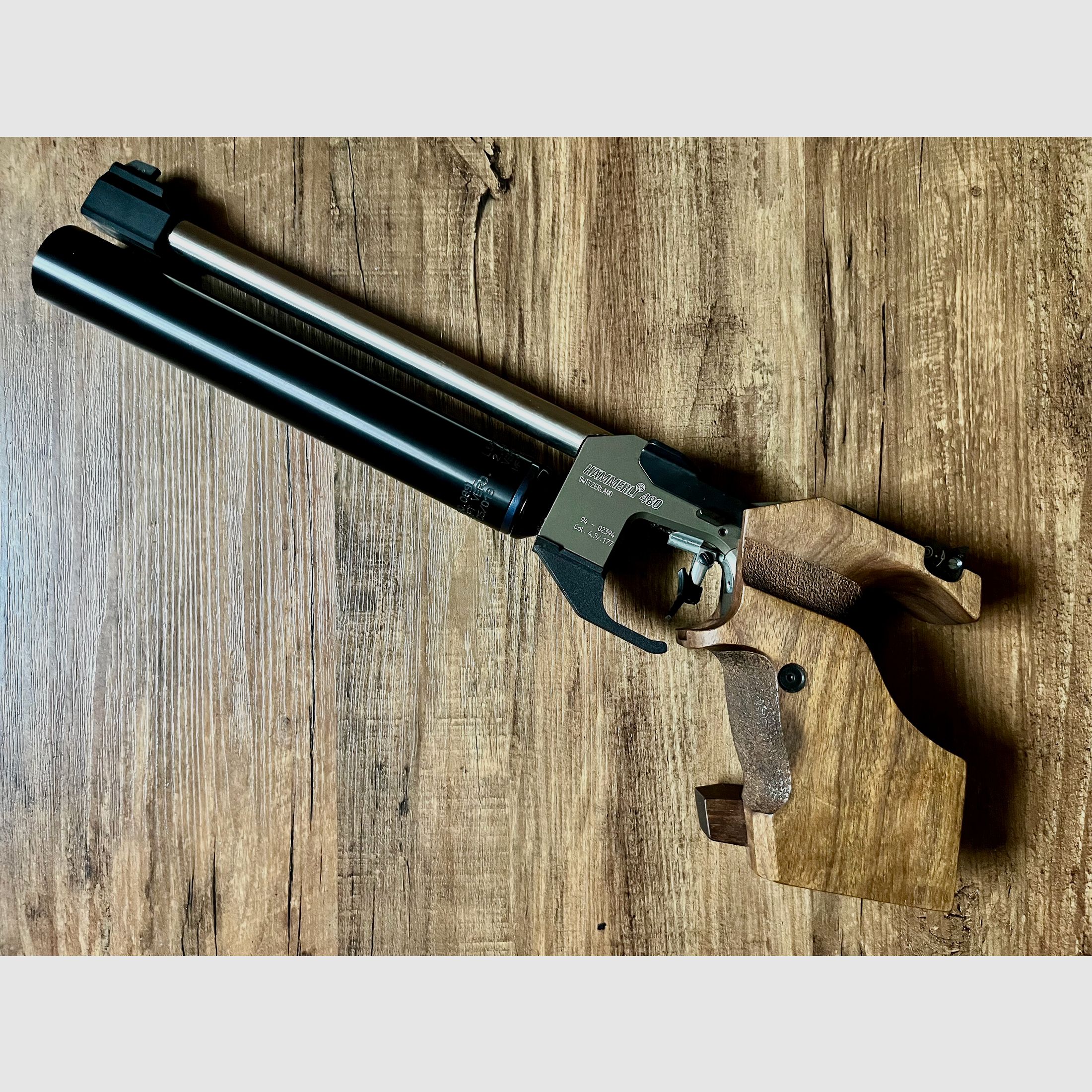 Air pistol Hämmerli 480 compressed air CO2 match pistol