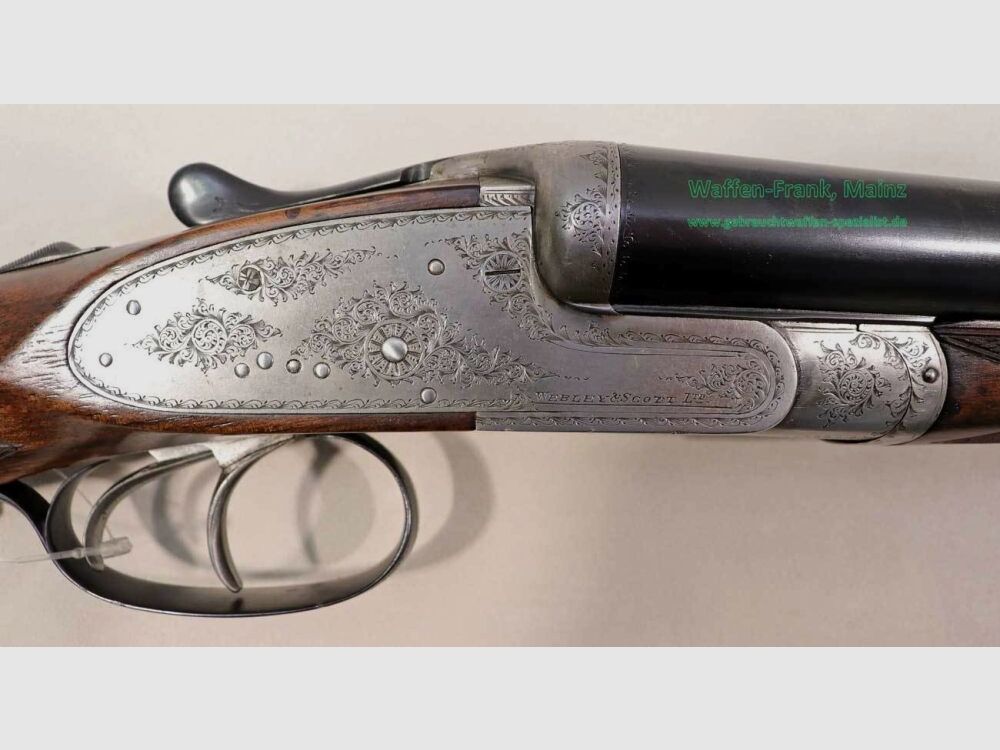 Webley & Scott - England Side Lock Patent 1888, image 6 of 8
