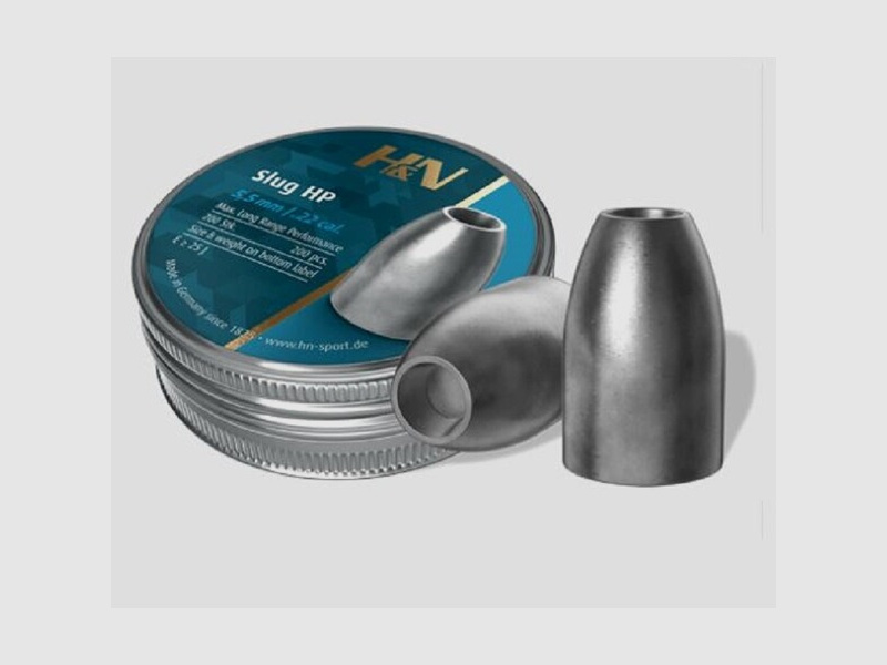 H&N - Luftgewehrmunition H&N Slug HP 21gr - Kal. .217 (5,5 mm) - Versandkostenfrei