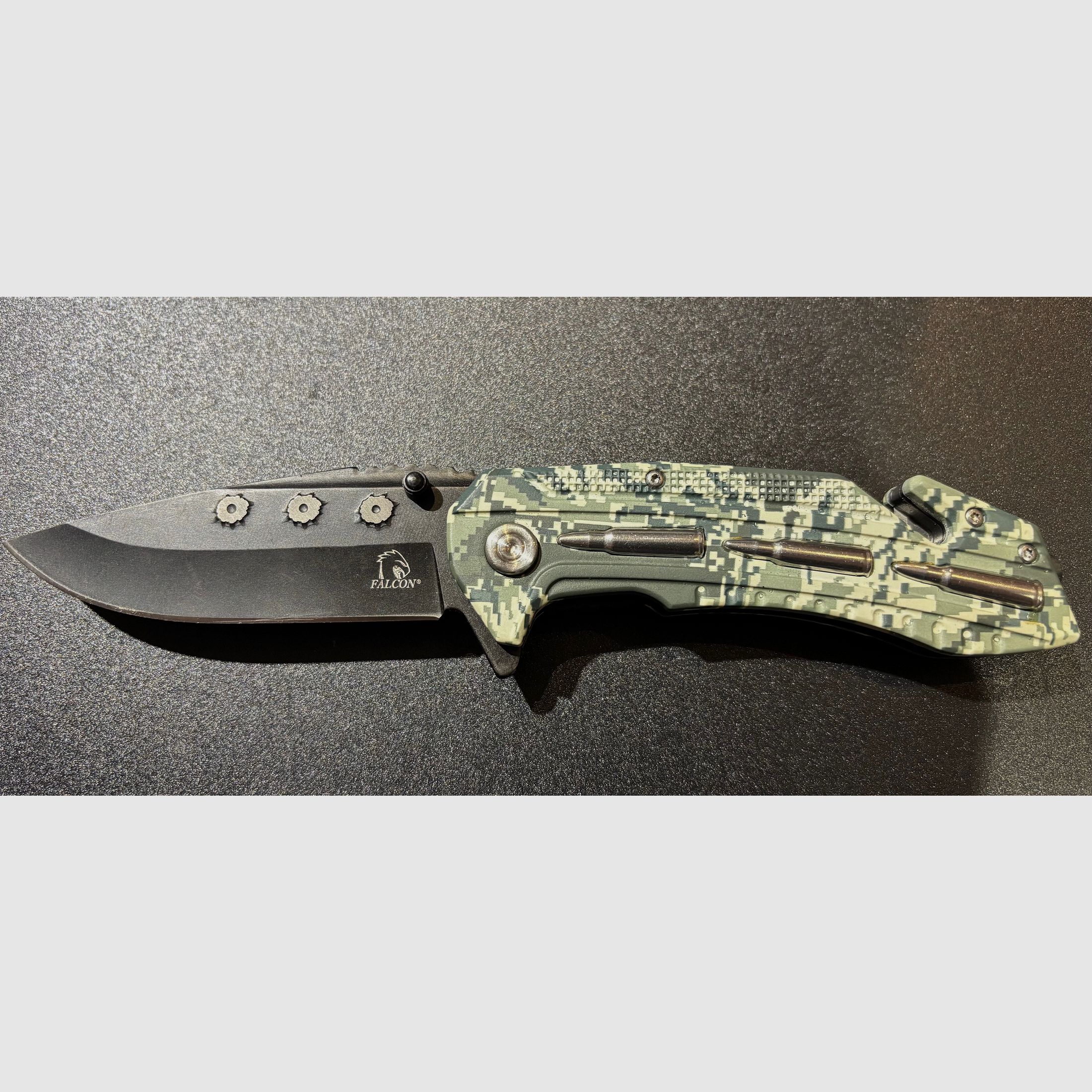 Klappmesser Camuflage Vitrinenstück Neu 