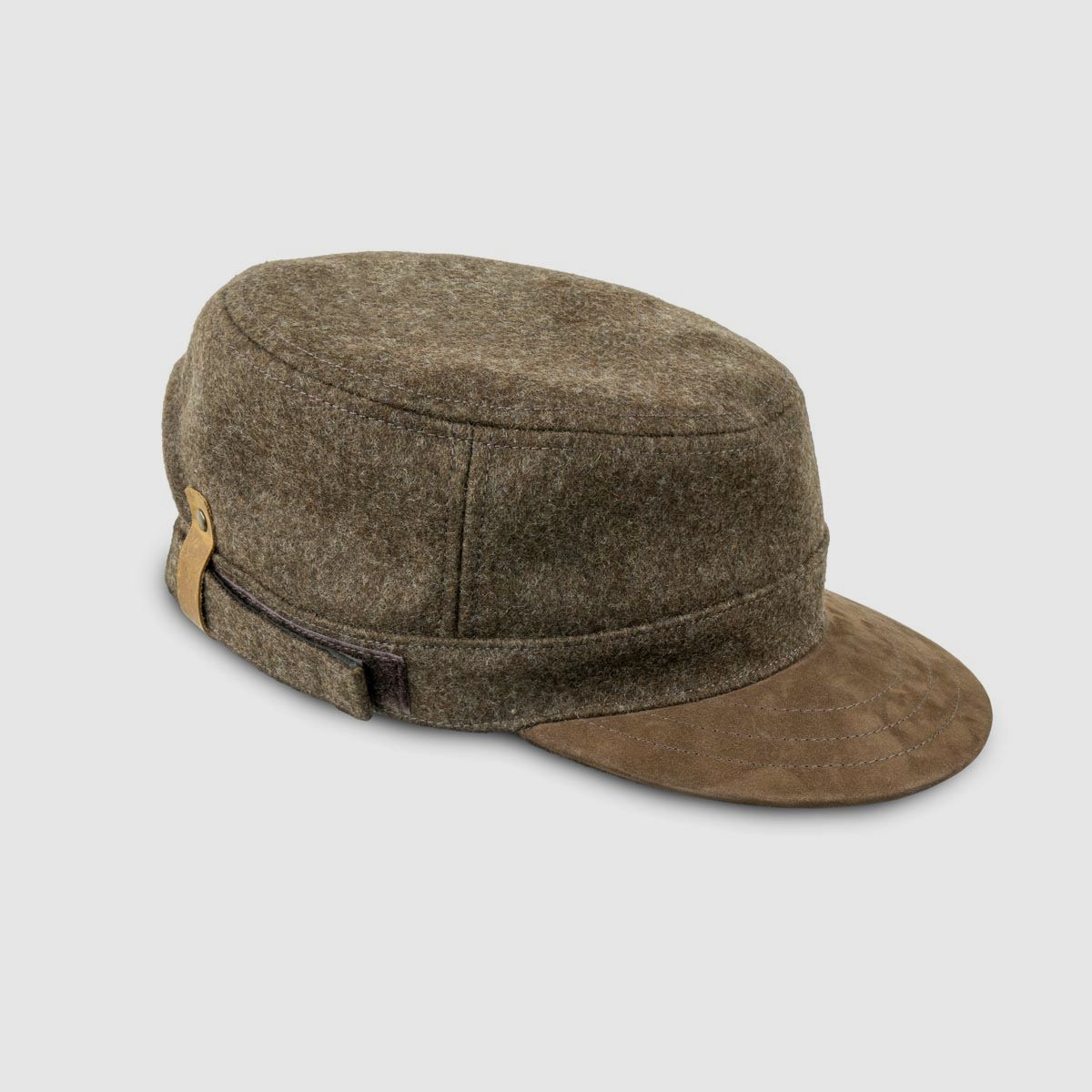 Loden Field Cap "Schirmling", Braun