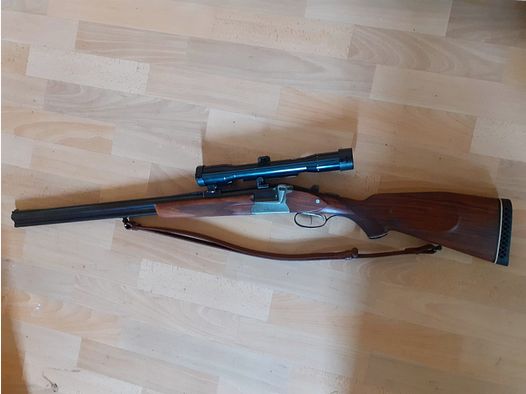 Fusil de chasse Sauer & Sohn Bockbüchsflinte 16/70 et 7x65R avec lunette Zeiss Diavari 1,5-6