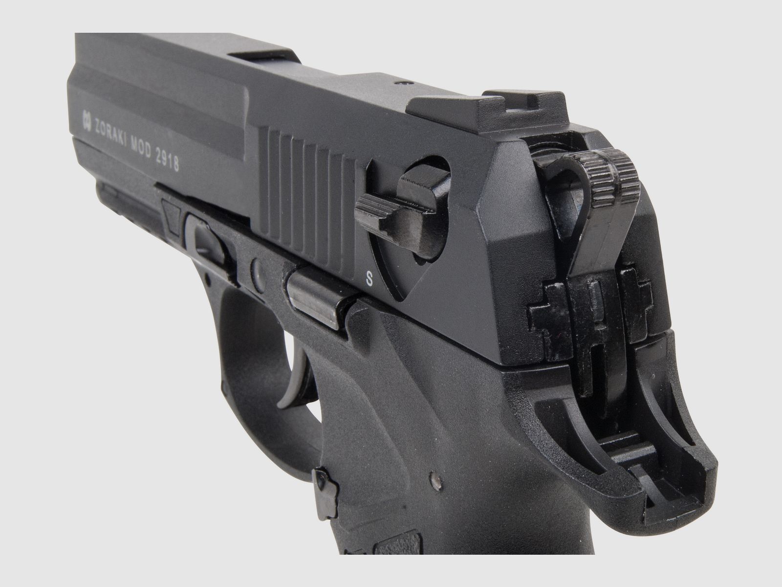 Zoraki 2918 Kal.9mm P.A.K. - Black für 18 Schuss