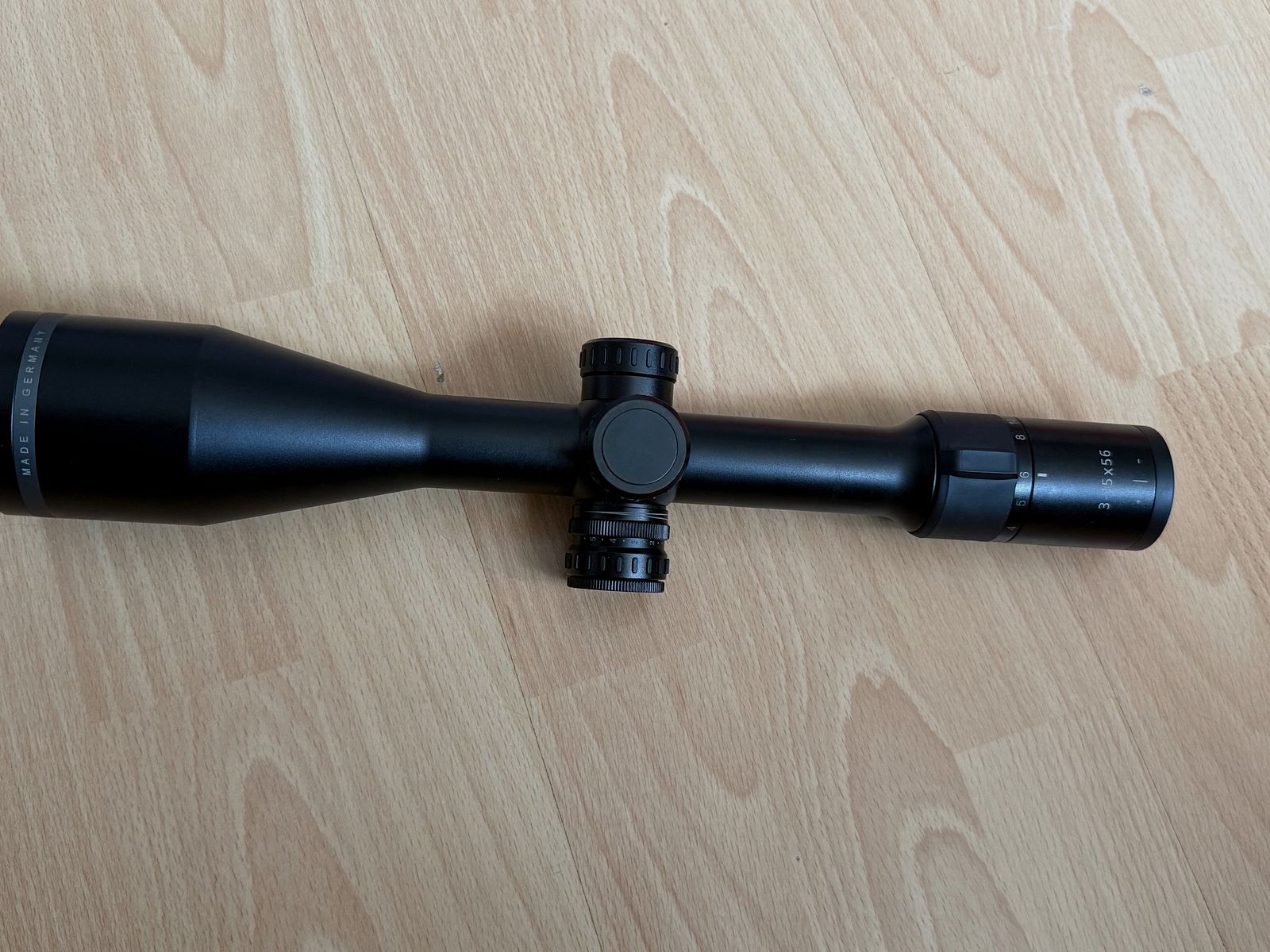 MINOX, ZE 5i, 3-15x56, telescopio, reticolo illuminato, ottica da caccia, vetro da caccia, Made in Germany, obiettivo da 56 mm, appostamento