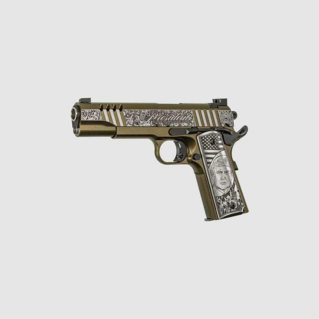 Auto Ordnance Trump "Rally Cry" 1911 TCAC6N .45 ACP President Custom Pistole