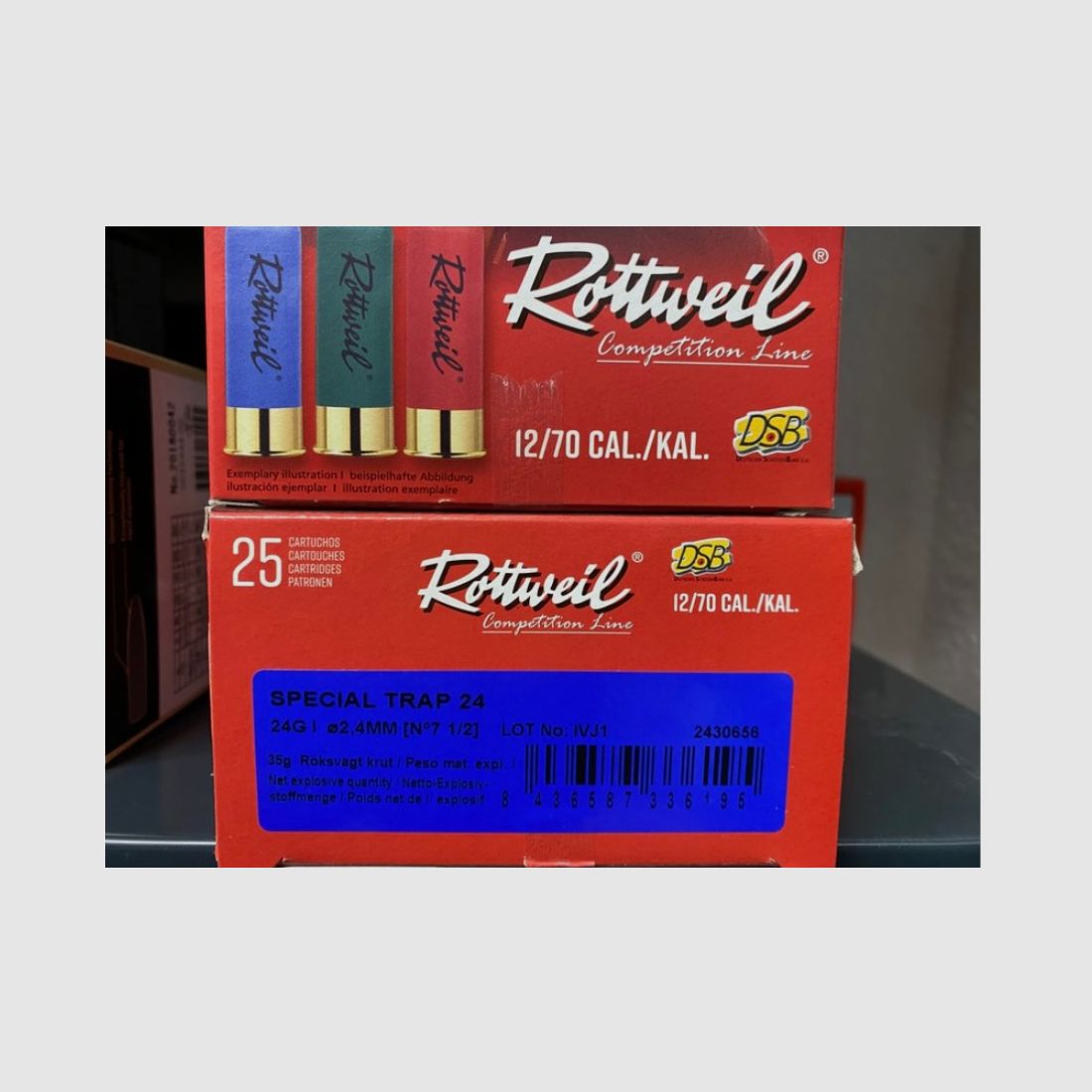1000 colpi Rottweil Special Trap 12/70 24gr cartucce da tiro www.waffenhandel-kraus.de in Lauf presso Norimberga
