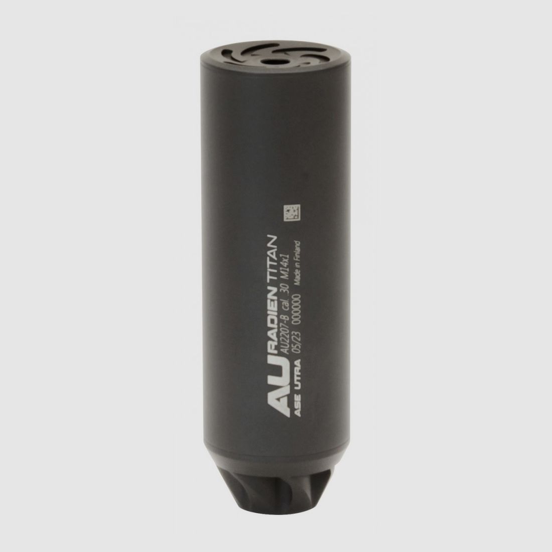 Schalldämpfer Ase Utra Manchonnable Radien Titan Kal..30 M14X1 Schwarz