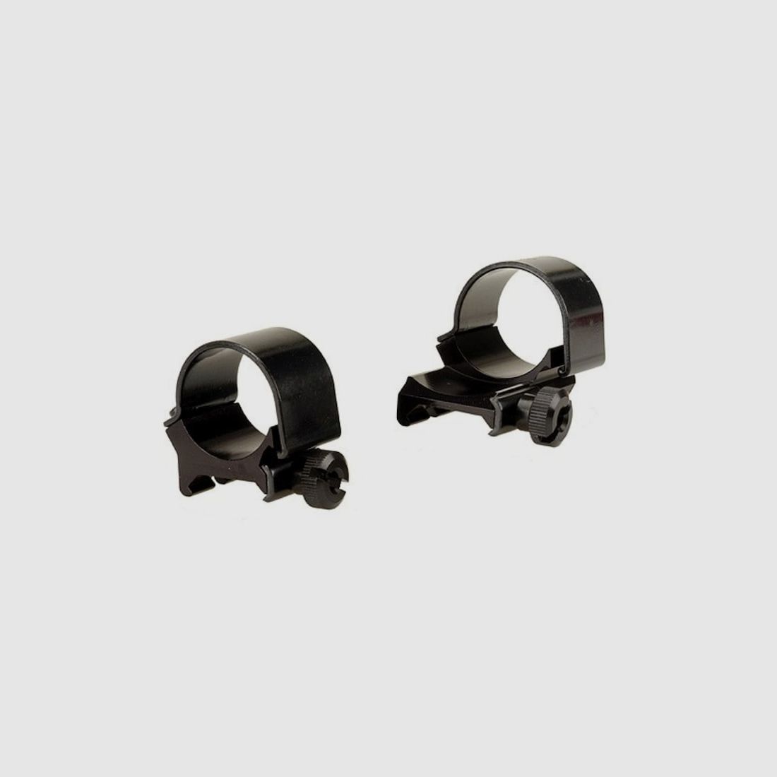 Weaver Top-Mount Weaver-Style Ringe (1 extended) glänzend schwarz 25,4mm medium, BH 4,29mm
