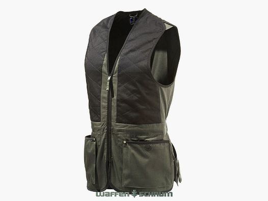 Beretta Schietw. Trap Katoenen Vest SMU Groen & zwart