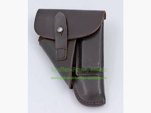 AKAH-(Fa. Albrecht Kind) Holster pour pistolet Walther PPK Holster de ceinture - Cuir, Marron