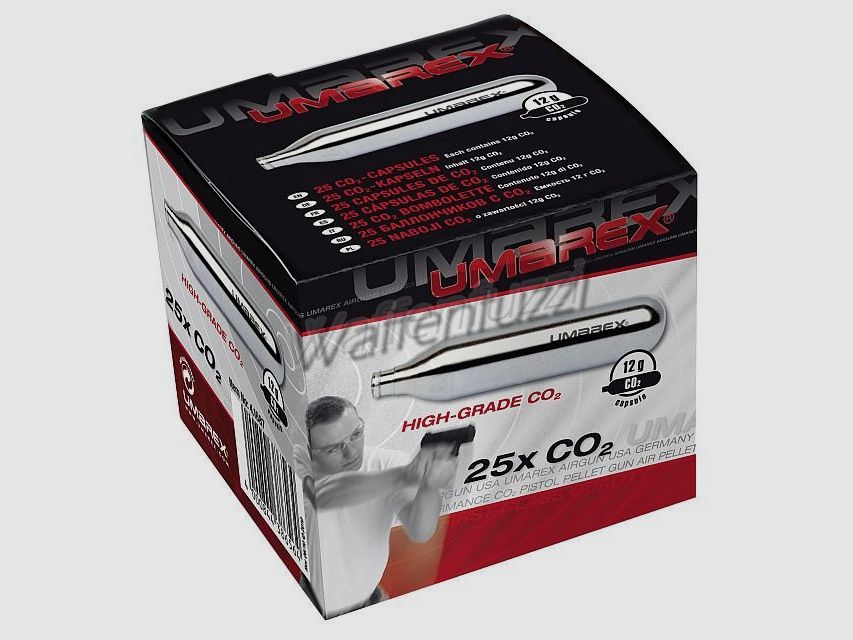 Cápsulas de CO² de 12g de Umarex, 25 uds.