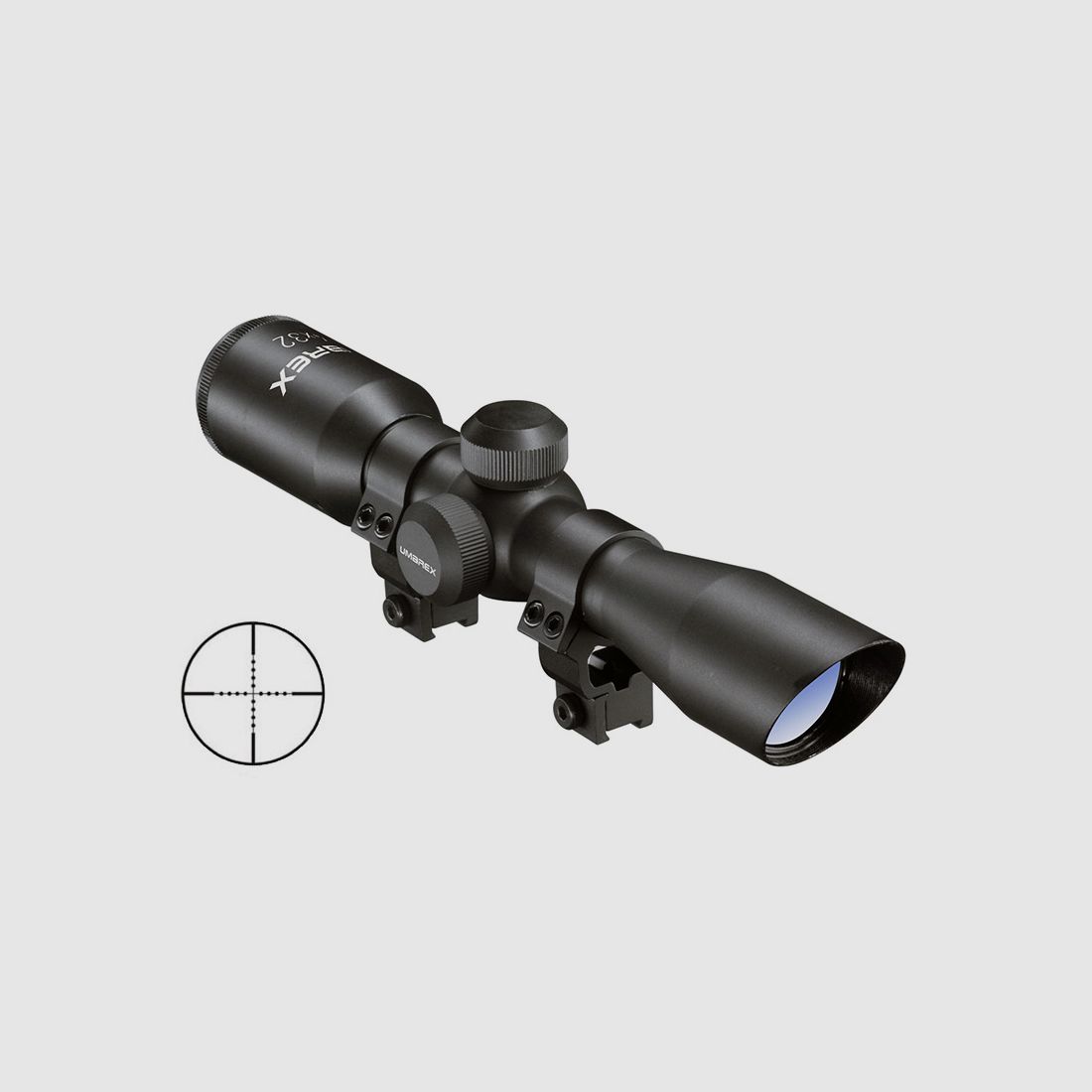 Zielfernrohr Umarex RS 4x32 Compact TacDot Absehen Sonnendach Ringmontagen fĂĽr 11 mm Prismenschiene