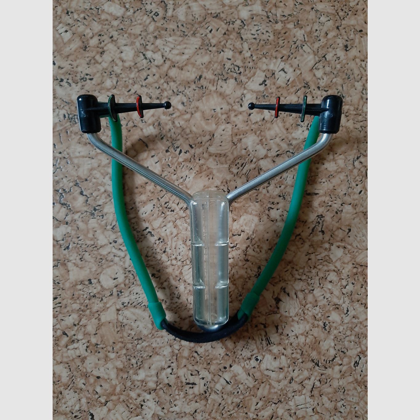 Slingshot with 100 steel balls