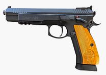 CZ 75 Pro Tuning Pistol Taipan Orange - 9mm Pistol - semi-automatic pistol Custom precision monster in 9mm Luger - immediately available