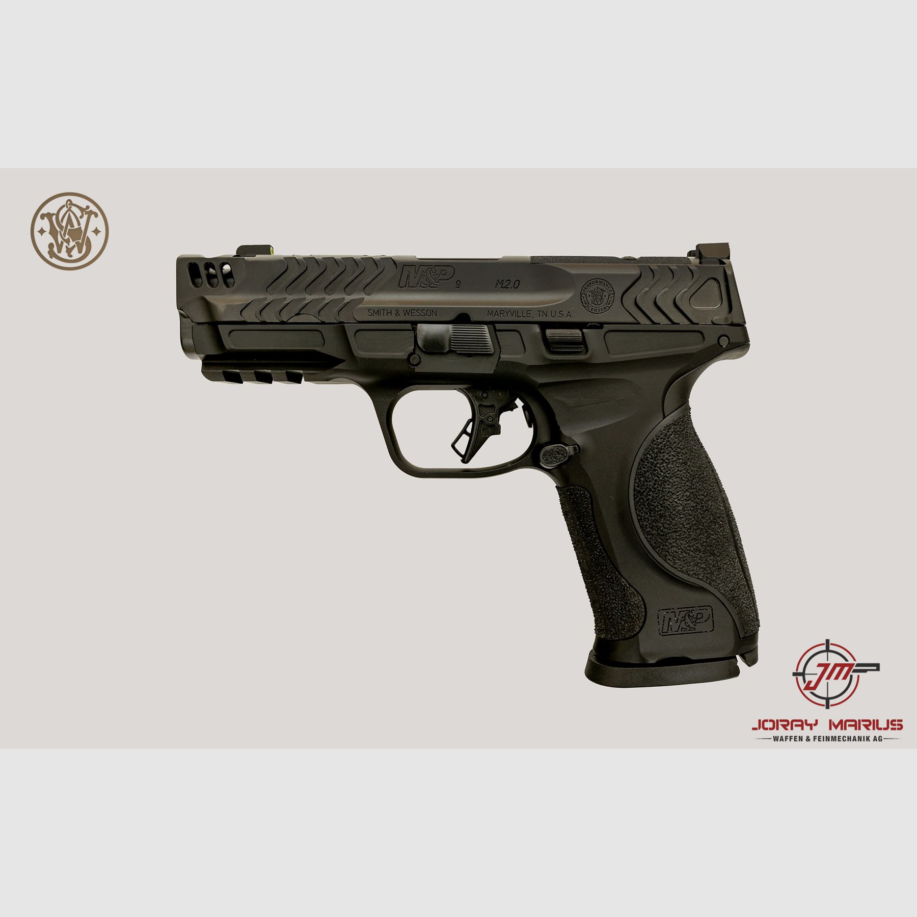 S&W M&P9 M2.0 Metal Carry Comp 9mm Para, image 2 sur 3