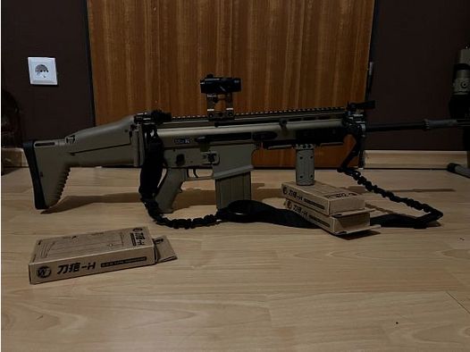 WE FN Herstal Scar H MK17 GBB avec 4 chargeurs