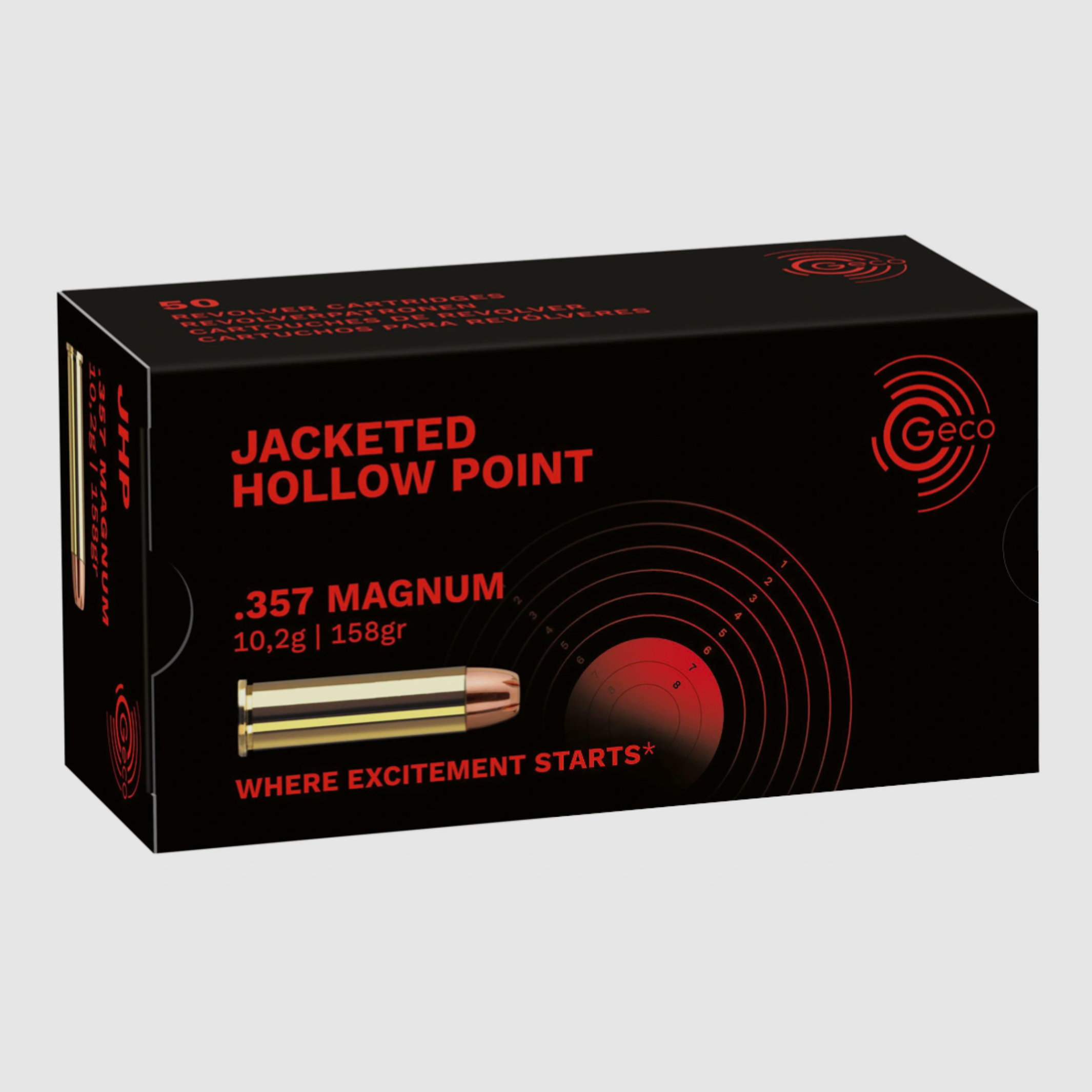 GECO 2317721.357 Magnum Hohlspitz 10,2g / 158grs.