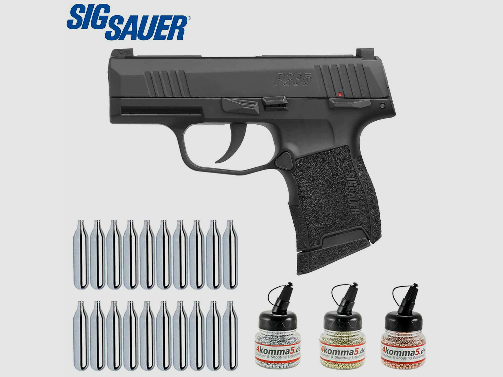 Superset SIG SAUER P365 4,5 mm BB Blowback Co2-Pistole (P18)