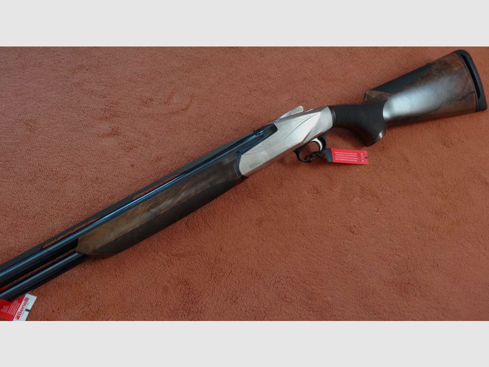 Benelli Bockflinte: Benelli 828U-Silver-Cal. 12/76