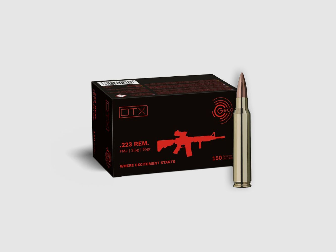 GECO .223 Rem. DTX 3,6g / 55gr