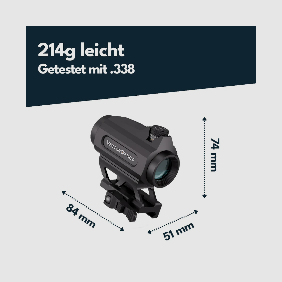 Vector Optics SCRD-72 Maverick-II 1x25 GenII Mos, afbeelding 3 van 4