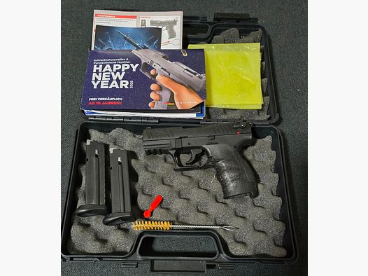 Walther P22 Q strzelba alarmowa 9mm PAK 2 magazynki