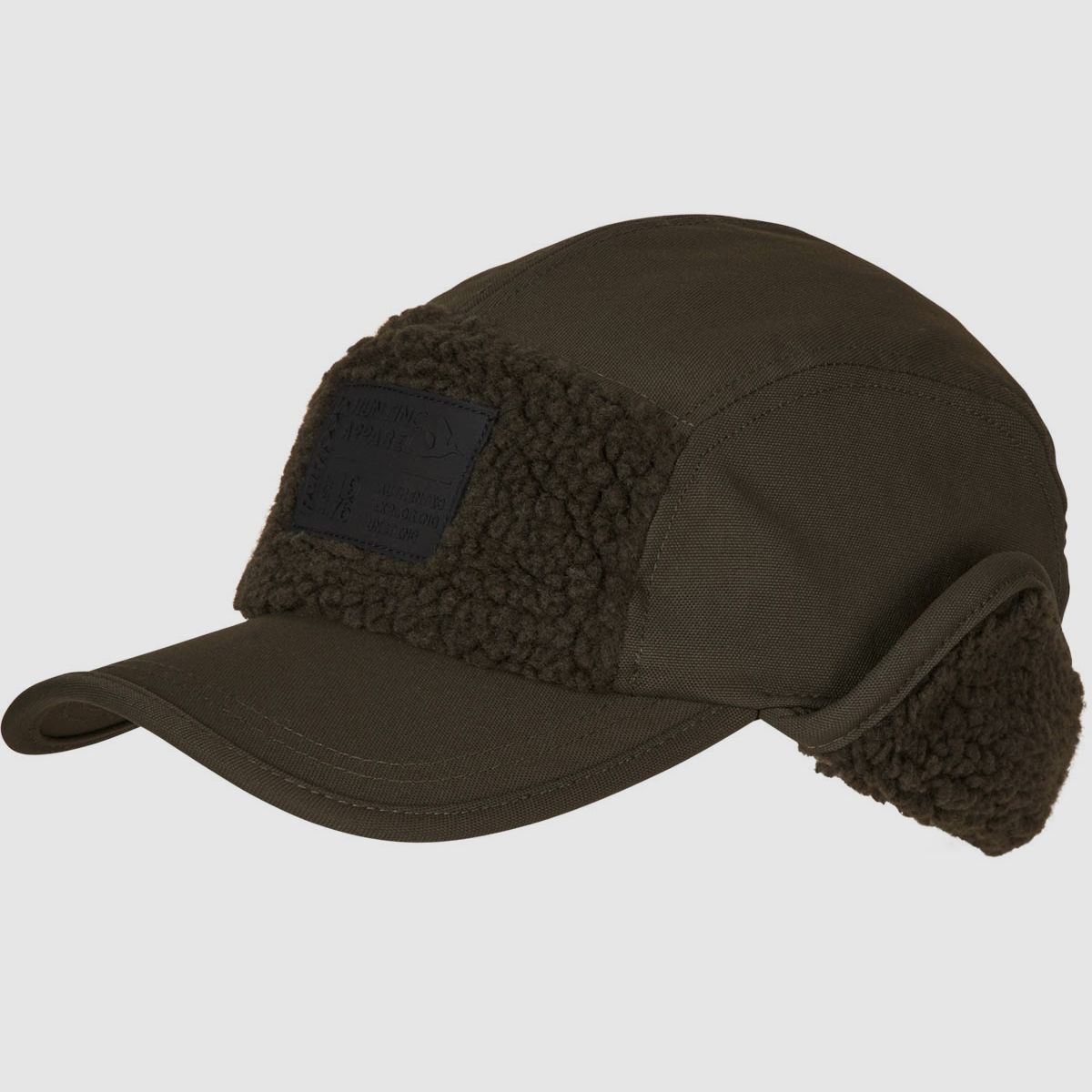 Seeland Cap Fold Down Teddyfleece Pine Green