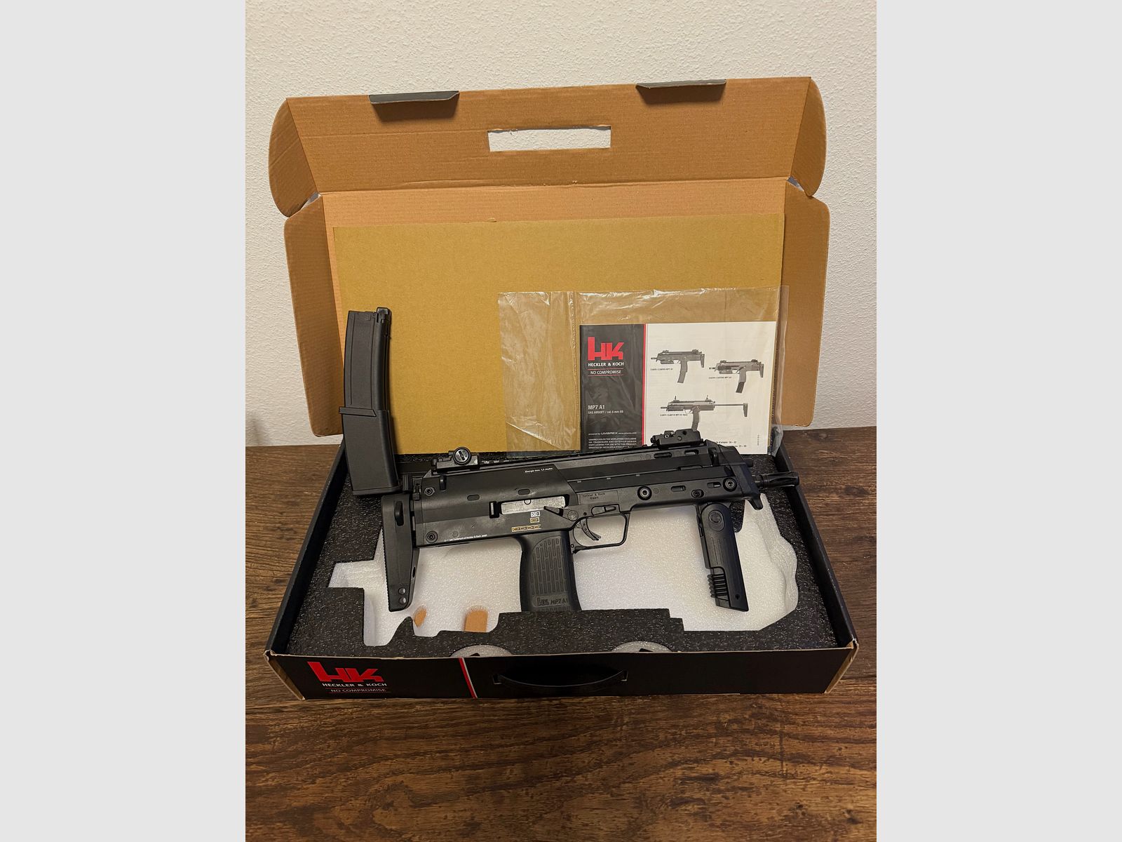 Heckler & Koch Pistolet Airsoft HK MP7 A1 GBB - COMME NEUF !