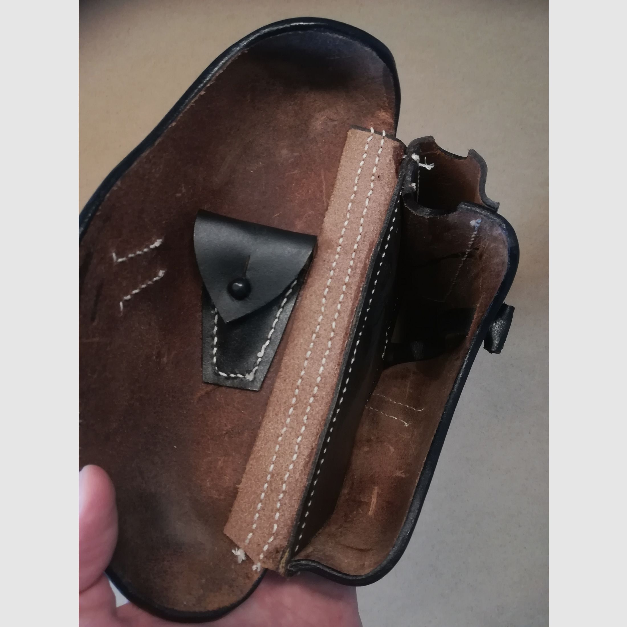 ME P08 Kal. 9 mm P.A.K. mit Echtlederholster