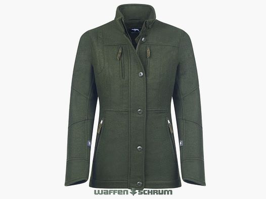 Jagdhund Lodenjacke Gamskopf 2  Grün