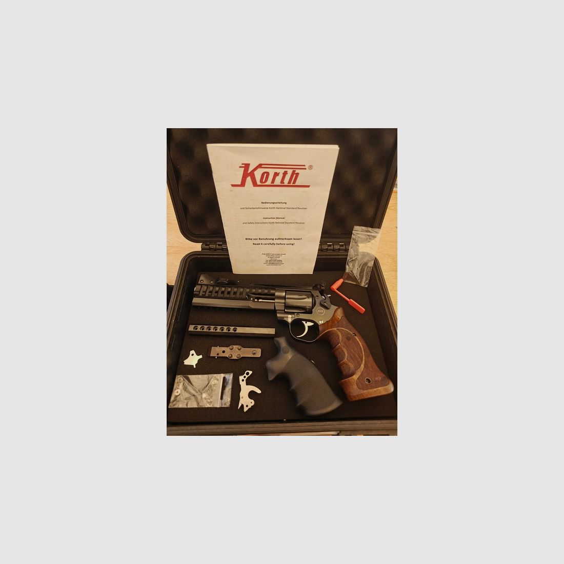 Korth National Standard Super Sport 1400, 6", Kaliber .357 Magnum