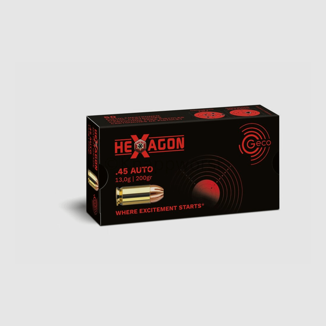 Geco GECO .45ACP Hexagon 13,0g.