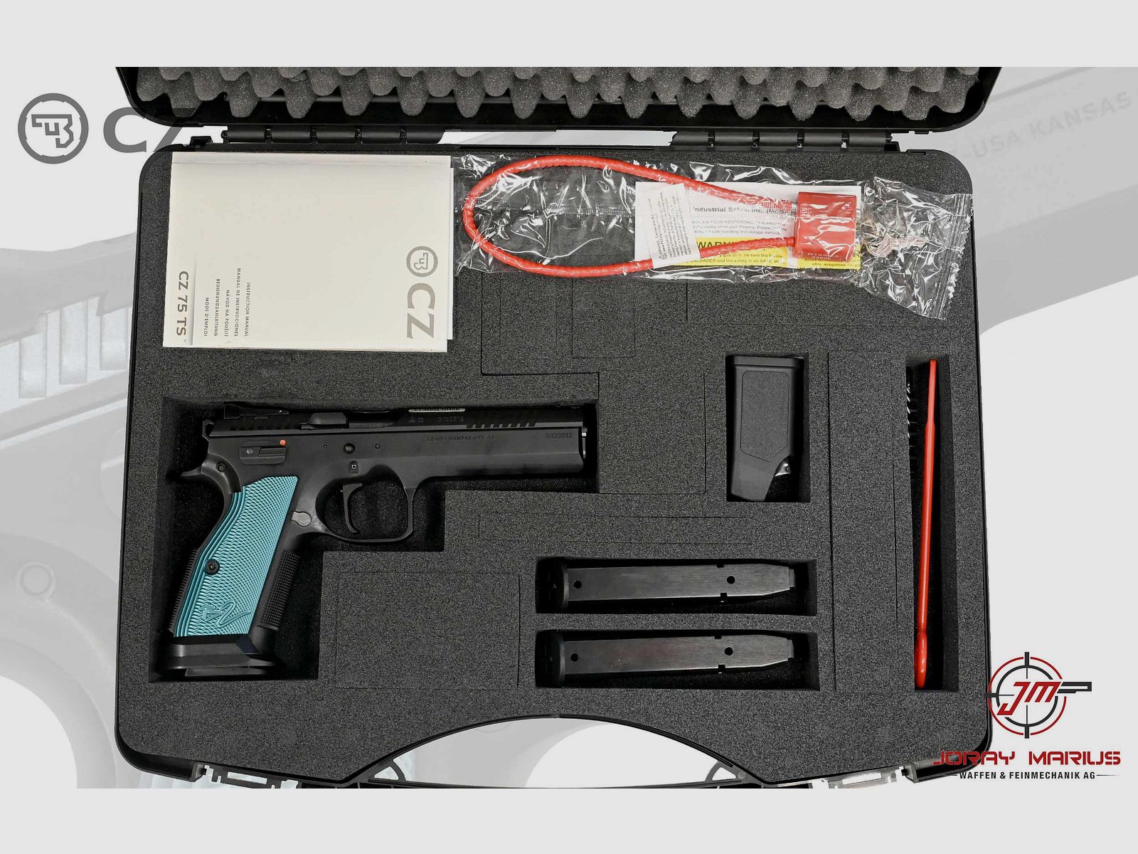 CZ TS 2 Blue Edition Kansas City 9mm Para, 20-Schuss, Bild 2 von 2
