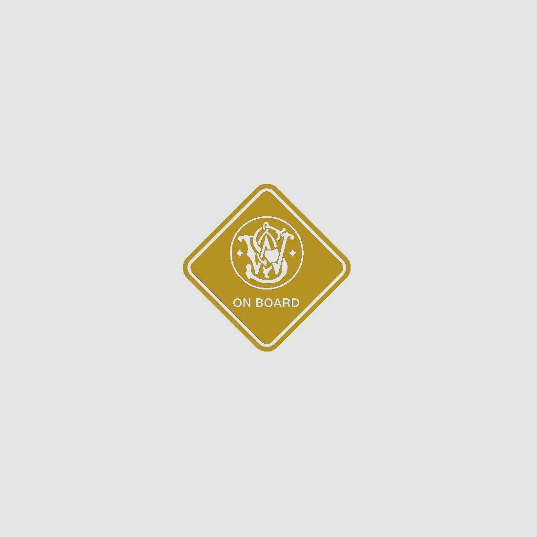 Aufkleber „S&W on Board“