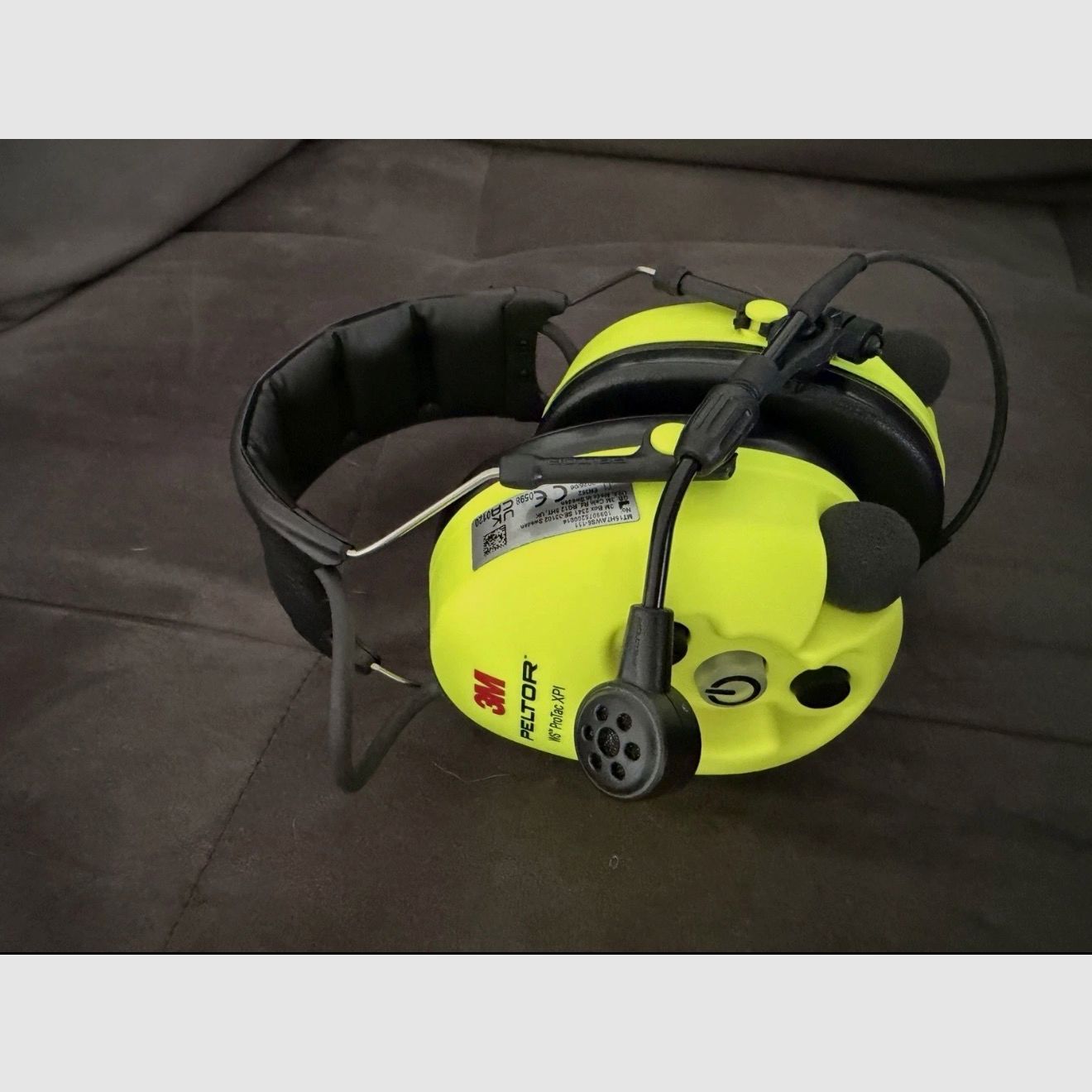 3M Peltor WS ProTac XPI Bluetooth Kapselgehörschutz – Neon-Gelb – NEU (ohne OVP)