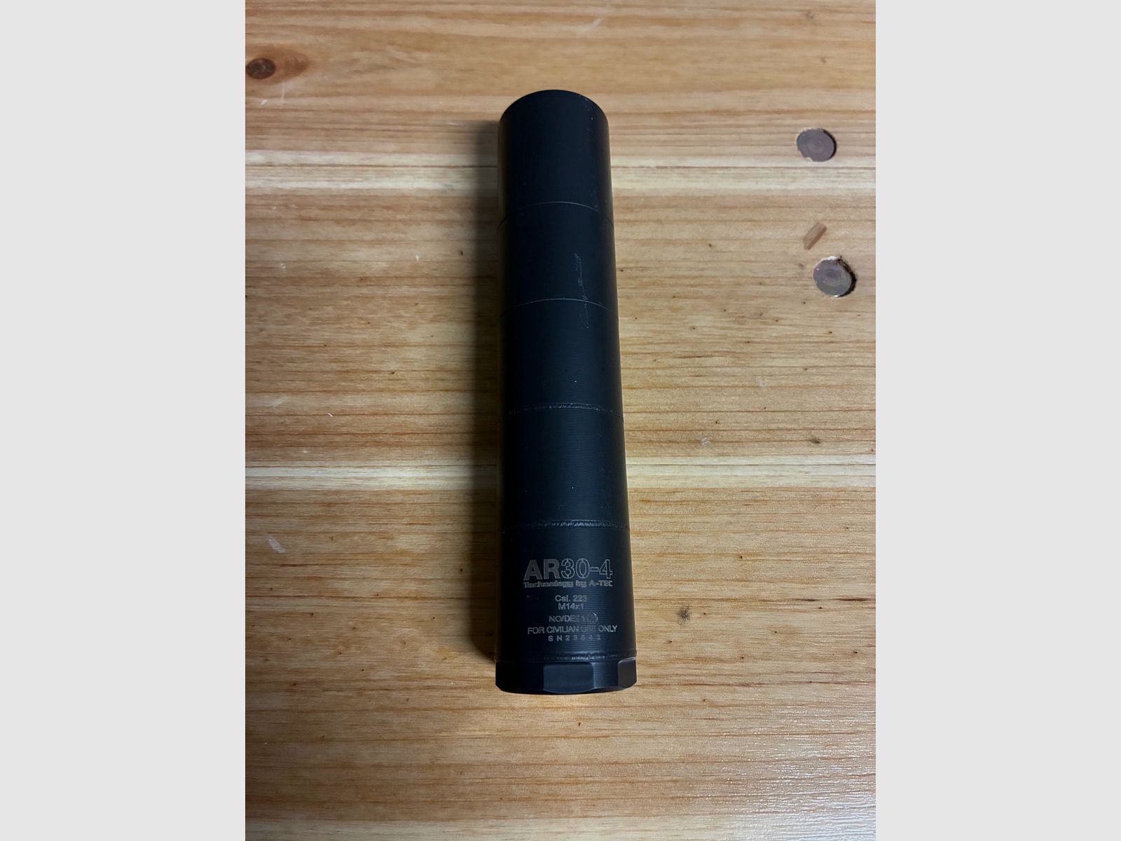 A - ATEC AR30 - 4     Silencer for caliber .223 REM