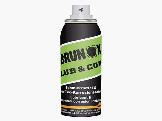 Brunox Lub & Cor corrosion protection and lubricant 100 ml spray bottle