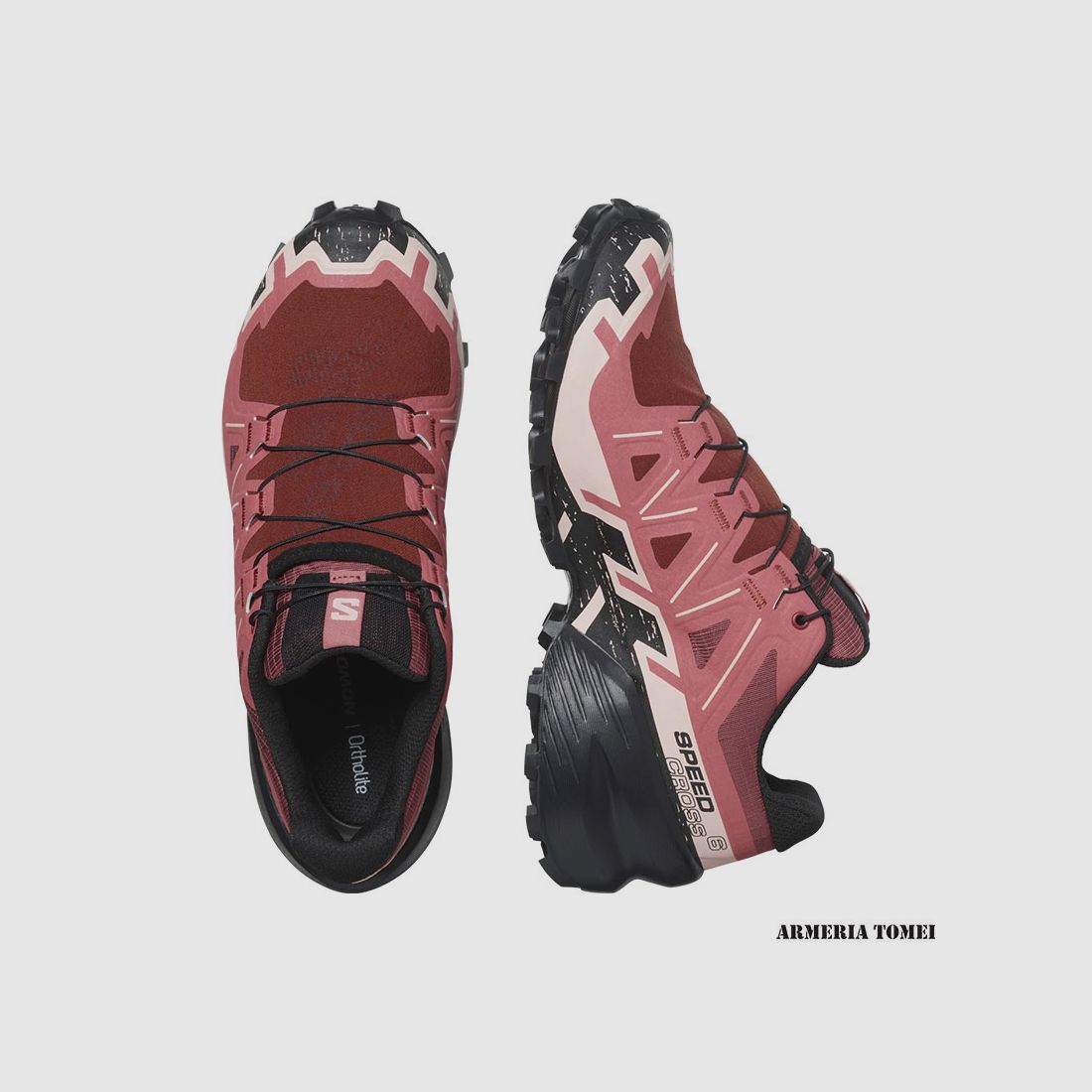 SALOMON – DONNA – SPEEDCROSS 6 W Cow Hide / Black / English Rose, imagen 6 de 8
