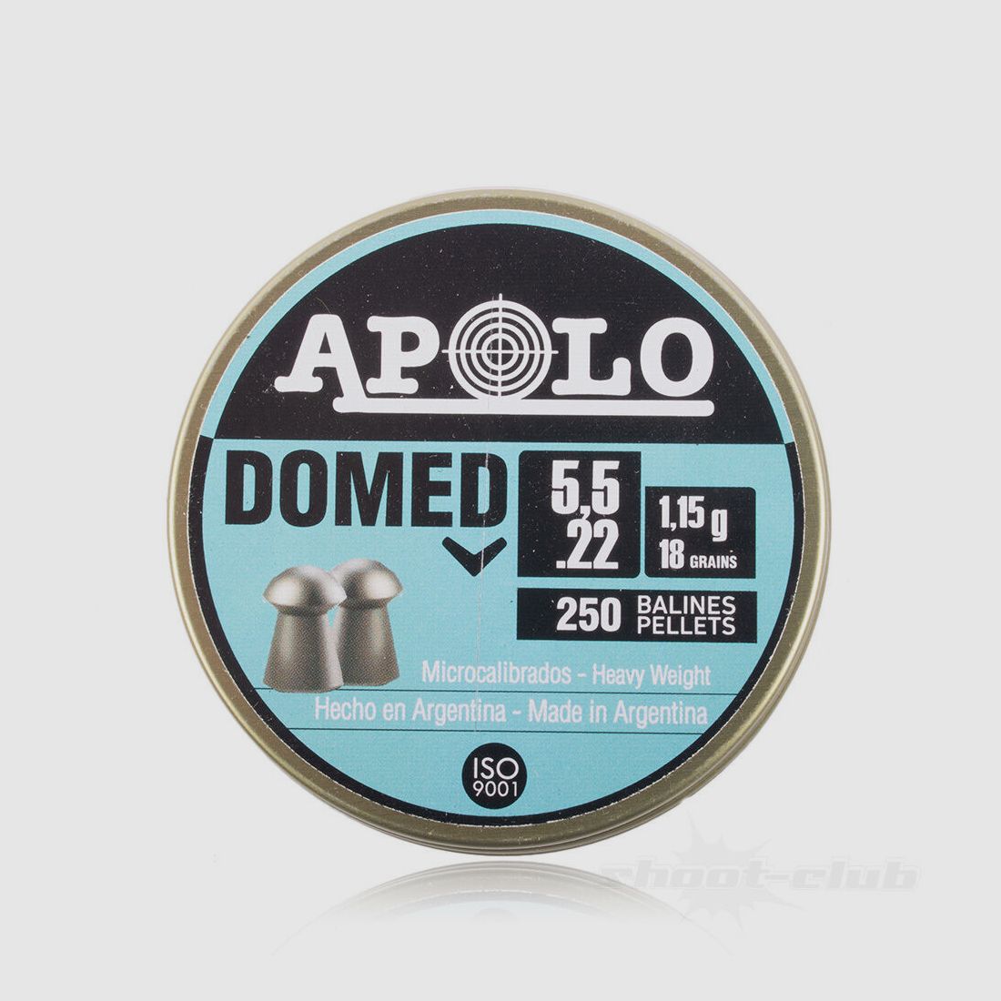 Apolo Domed Diabolos 5,5mm / 1,15 g / 250 Stk