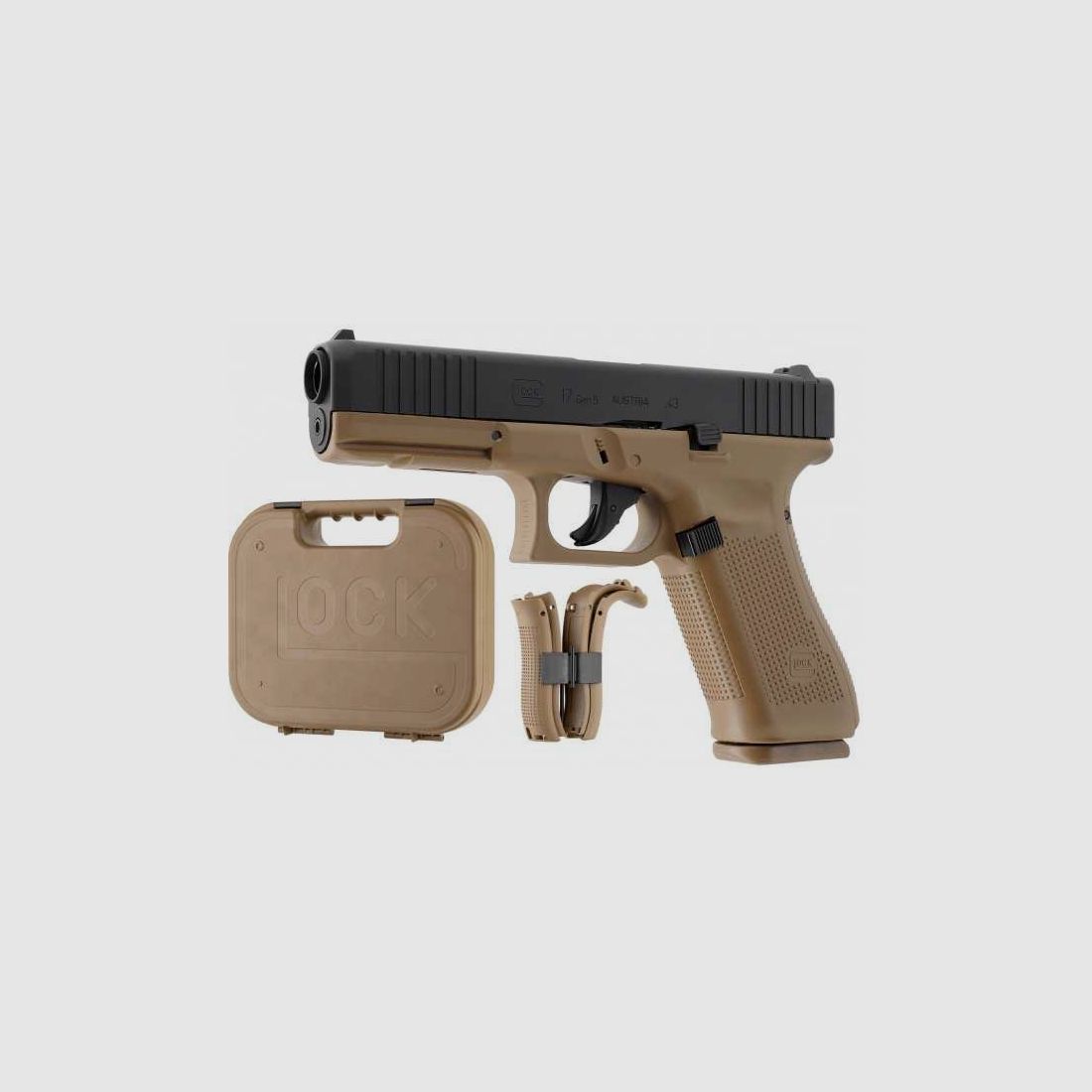 GLOCK 17 Gen5 T4E .43 CO₂ Coyote Edición Ejército Francés
