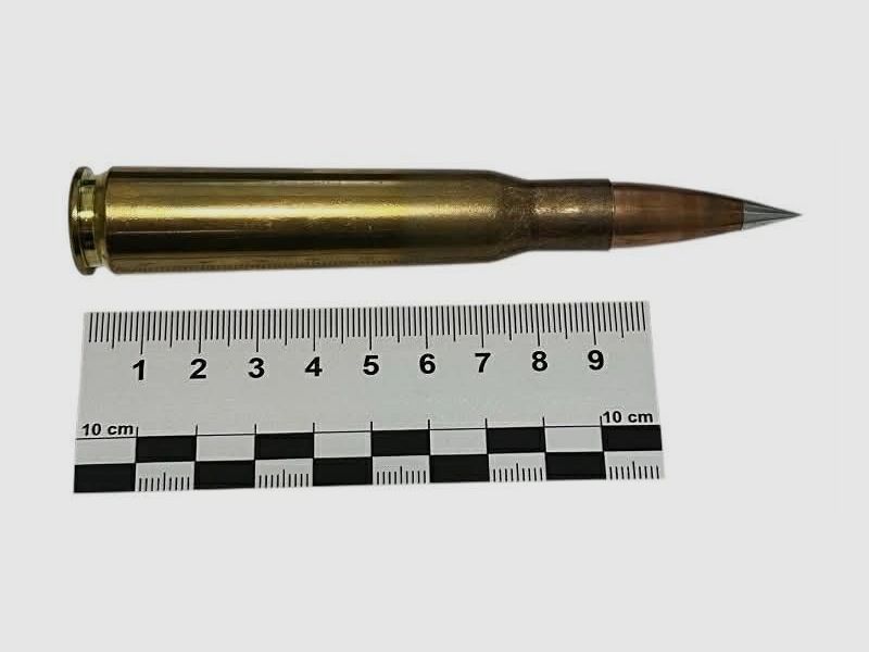 .50 BMG Decommissioning Silvertip – Dummy Round