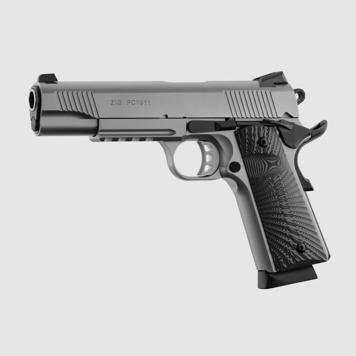 Pistolet TISAS ZIG PC9 SS 1911 Inox 9x19 5 cali, zdjęcie 6 z 10