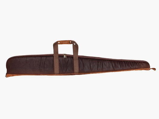 Flintenfutteral – Spaltleder und gewachste Baumwolle – 124 cm
