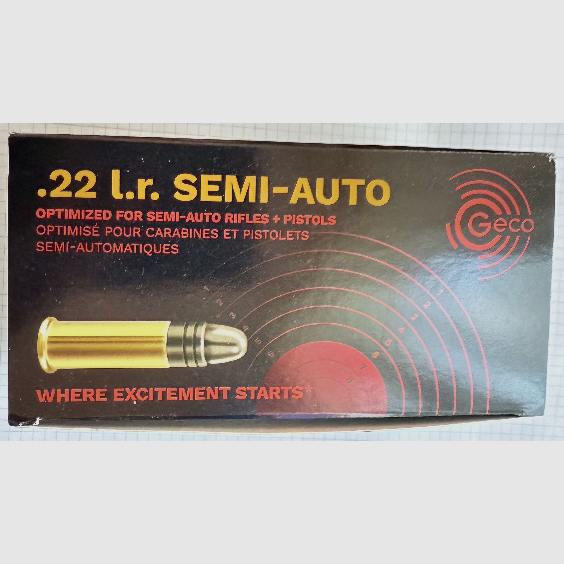 1000 strzałów Geco Semi Auto .22 l.r. lfb