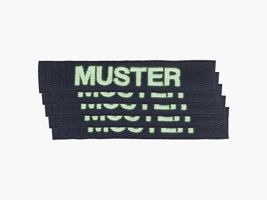 ASMC name bands 5-piece set glow-in-the-dark navy