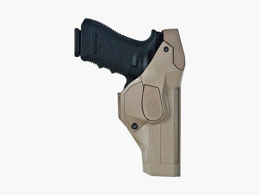 VEGA HOLSTER – "CAMA" HOLSTER AUS INJEKTIONSGEFORMTEM POLYMER MIT DOPPELTEM SICHERHEITSSYSTEM FÜR BERETTA 92/98 Desert Tan 92/98