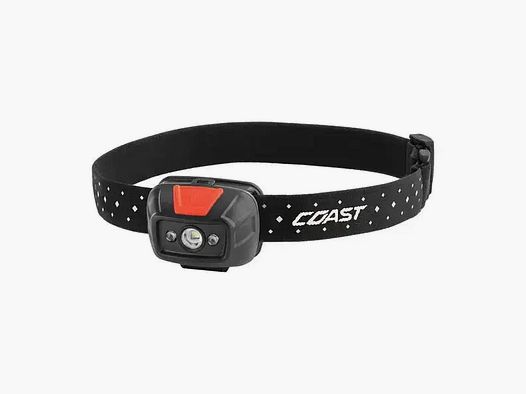 Coast Coast Torcia frontale FL19 415 lumen nera rossa
